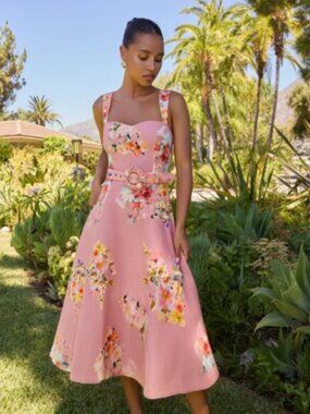 Hemant & Nandita Saba Belted Dress